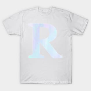 The Letter R Cool Colors Design T-Shirt